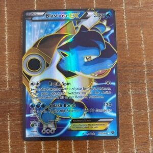 Pokemon Blastoise EX Trading Card
